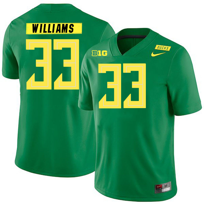 Evan Williams Oregon Jersey,Oregon Ducks Football Uniforms Youth-Alternate Green